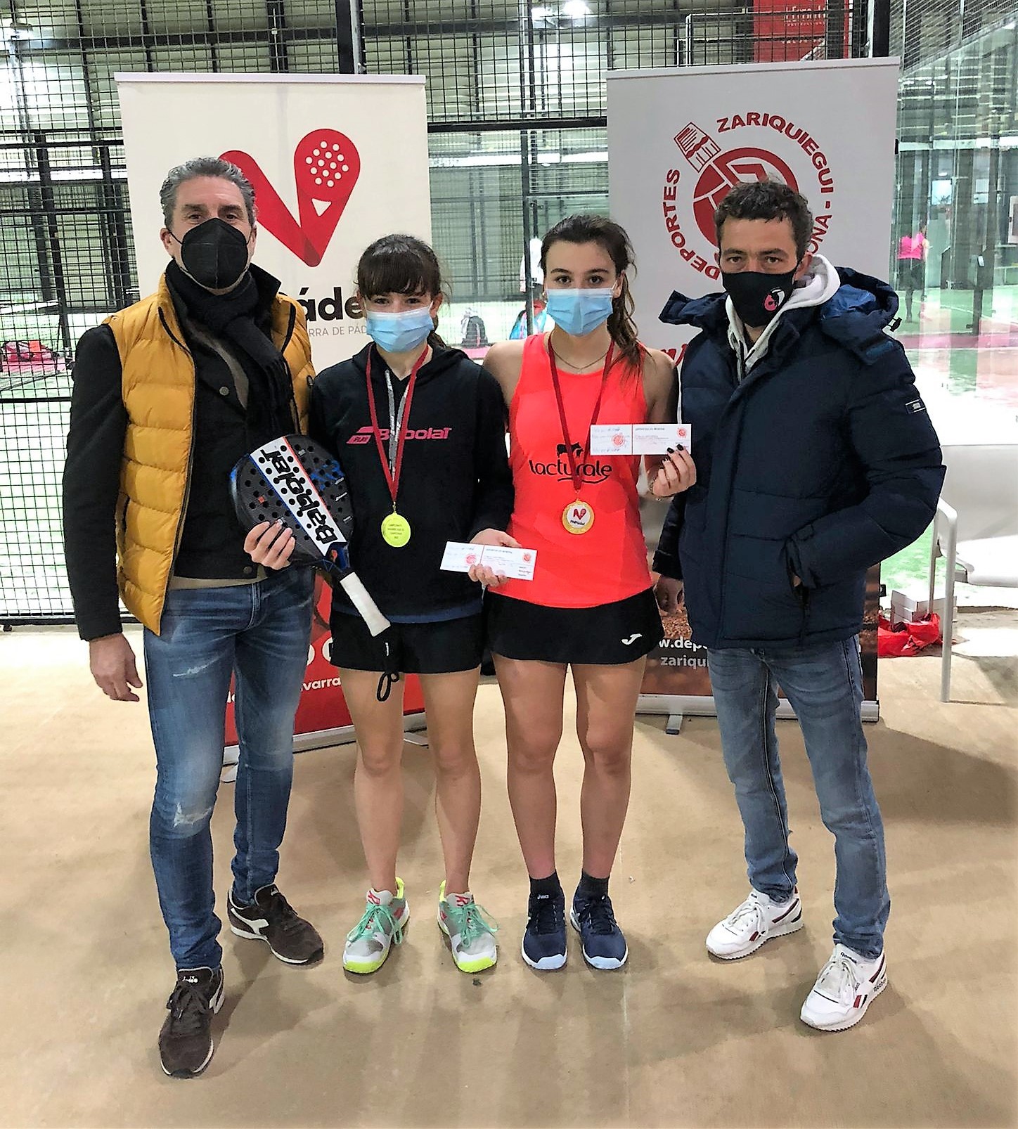 Dani Zugasti y David Guzm&aacute;n y Martina Calvo y Mar&iacute;a Erroz, nuevos campeones Sub 23